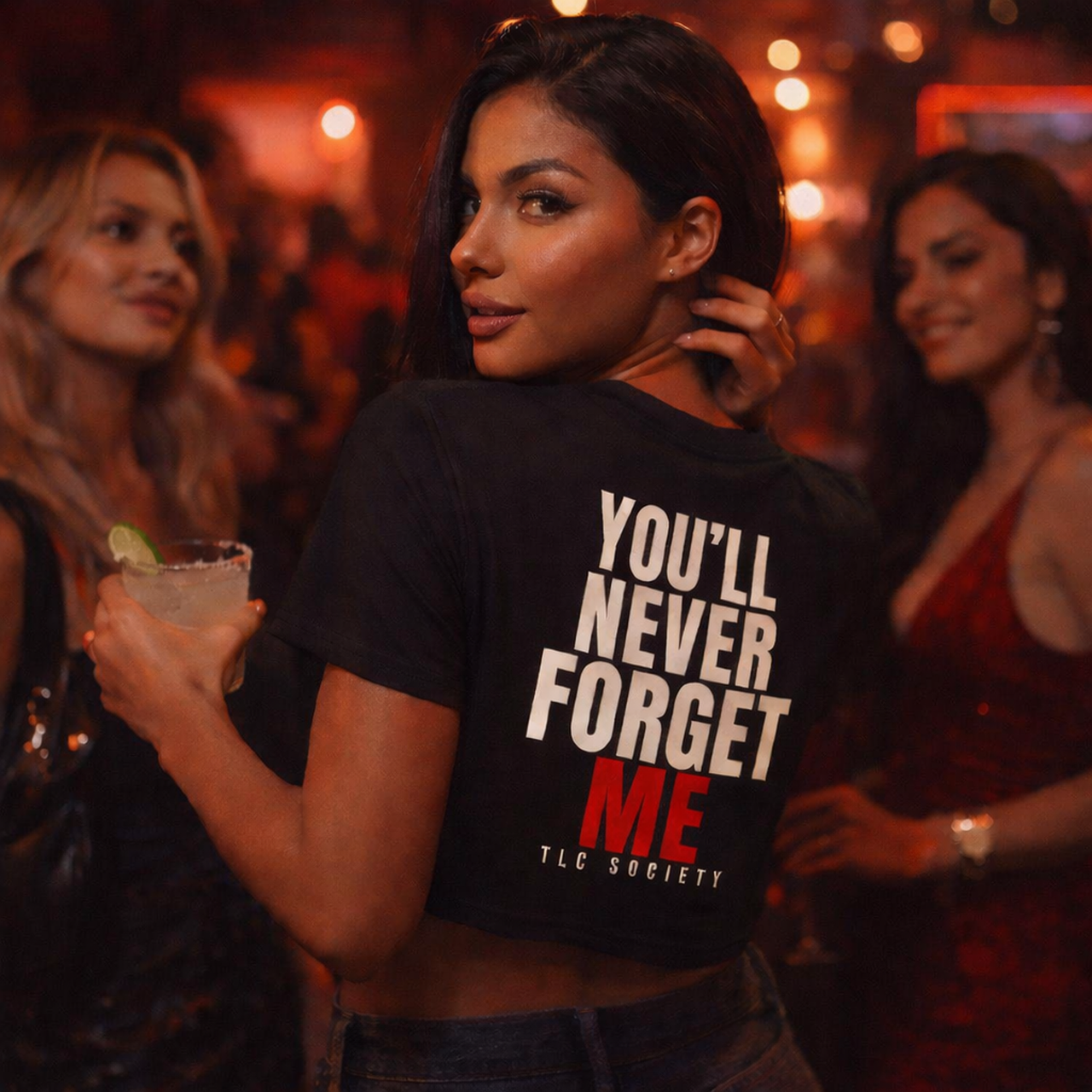 You’ll Never Forget Me Crop Tee | TLC Society