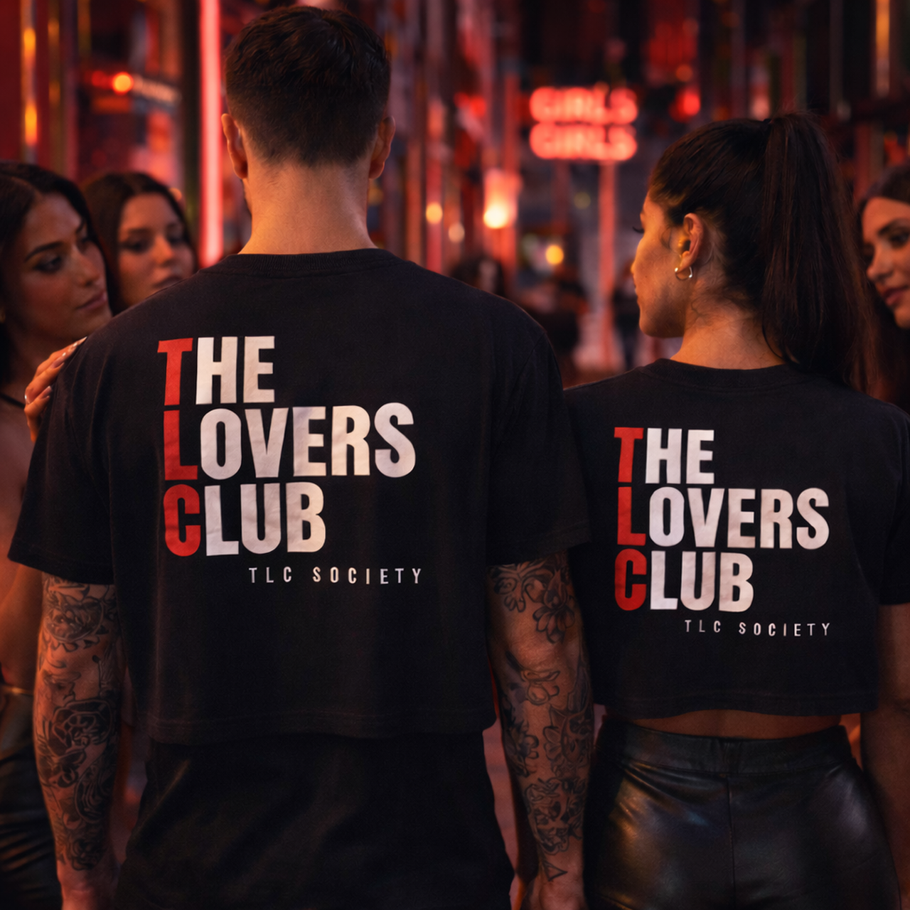 The Lovers Club Crop Tee  | TLC Society