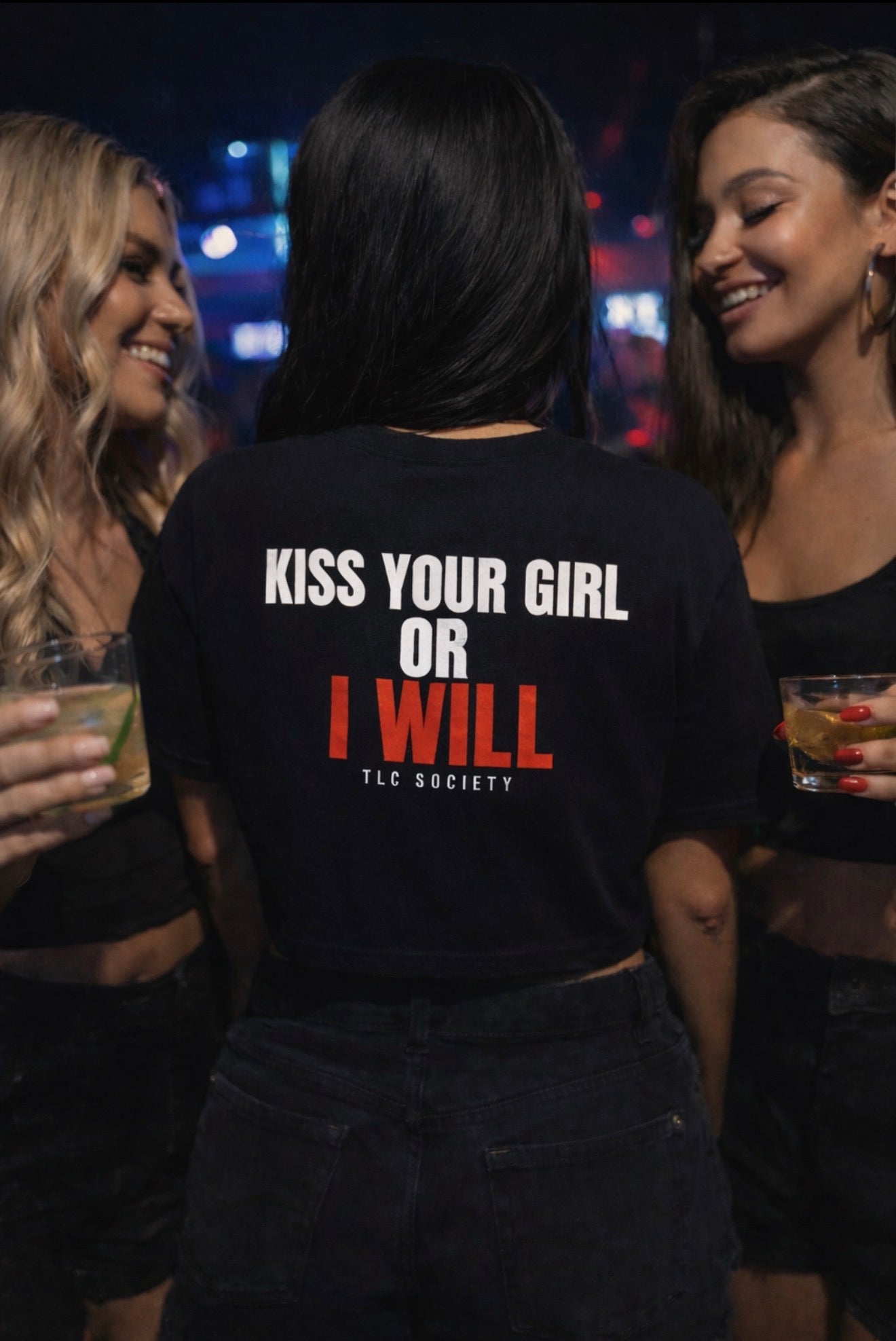 Kiss Your Girl or I Will Crop Tee | TLC Society