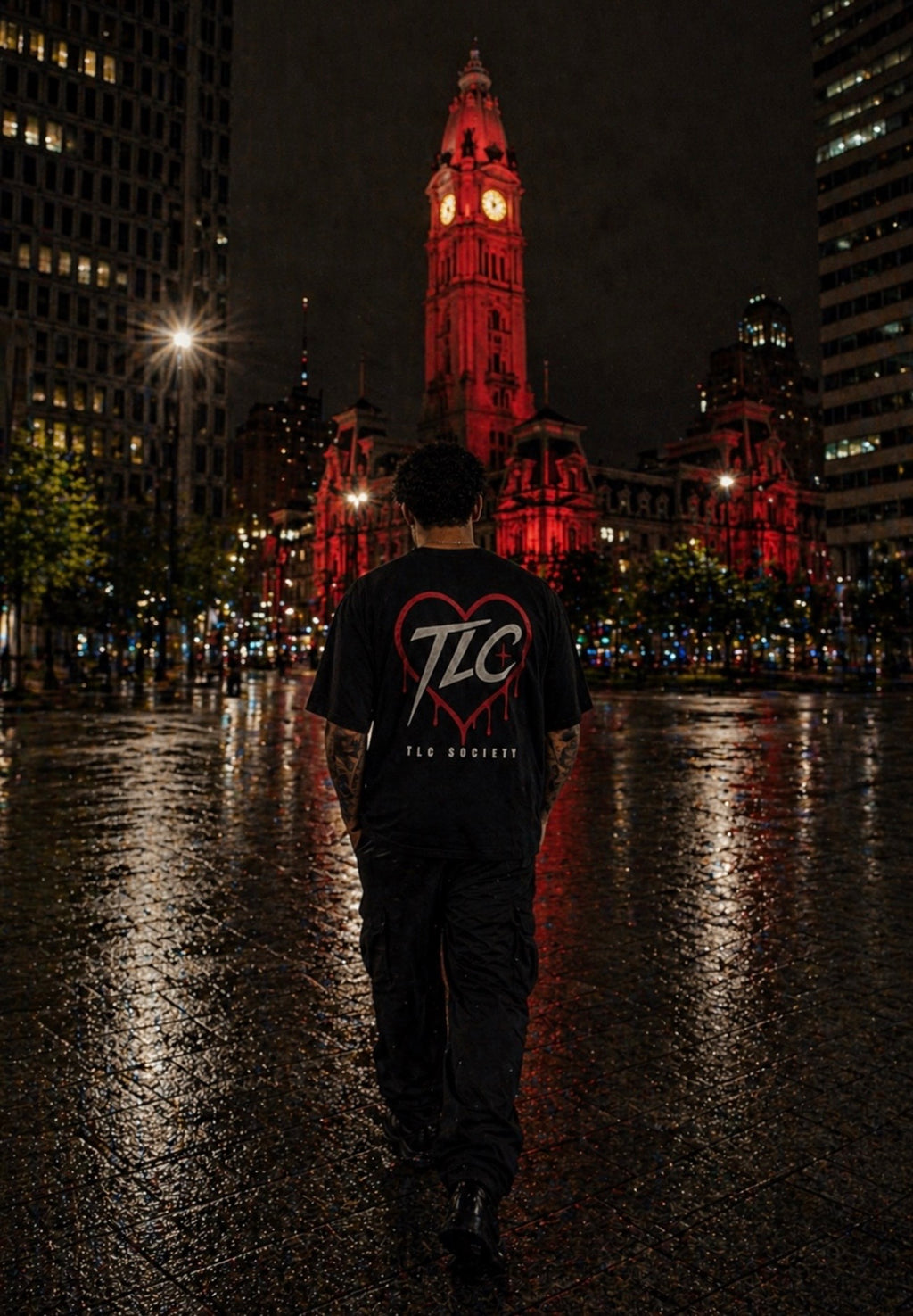 TLC Dripping Heart Tee | TLC Society
