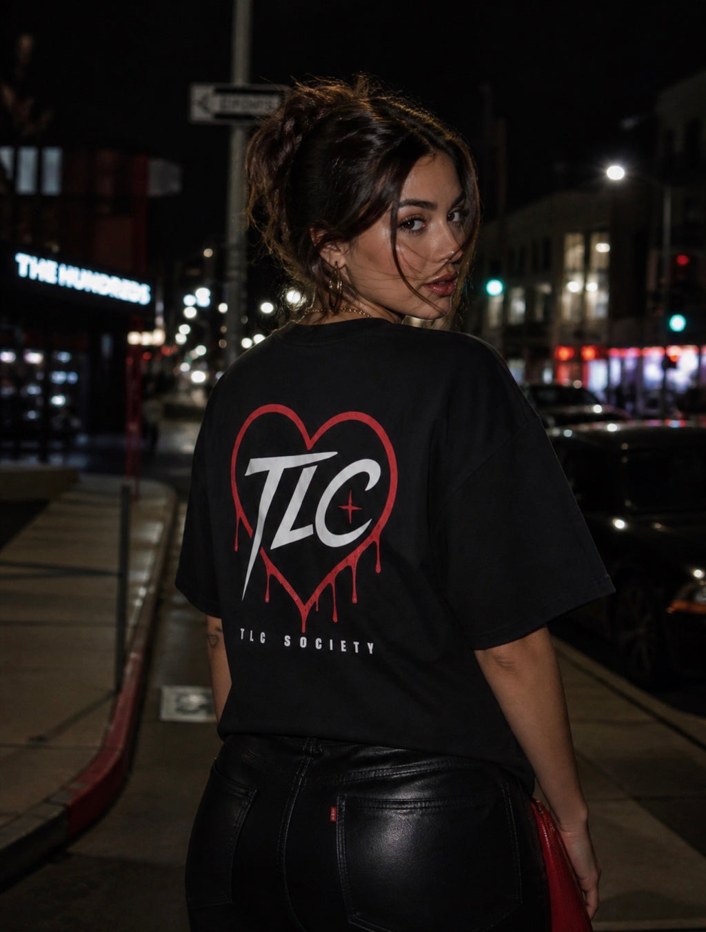 TLC Lip & Bleeding Heart Crop Tee | TLC Society