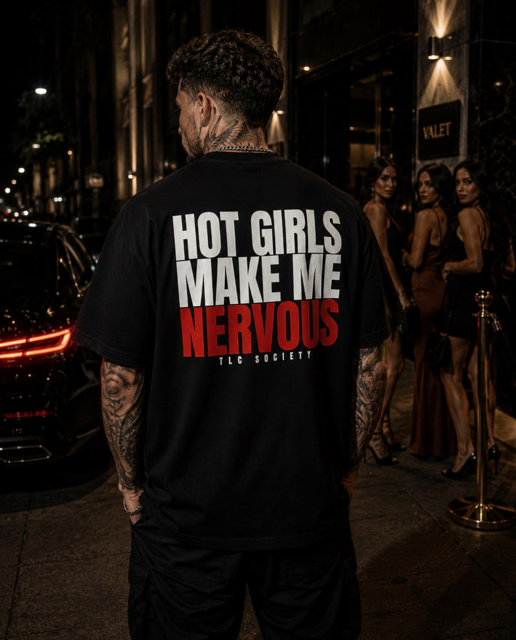Hot Girls Make Me Nervous Tee | TLC Society